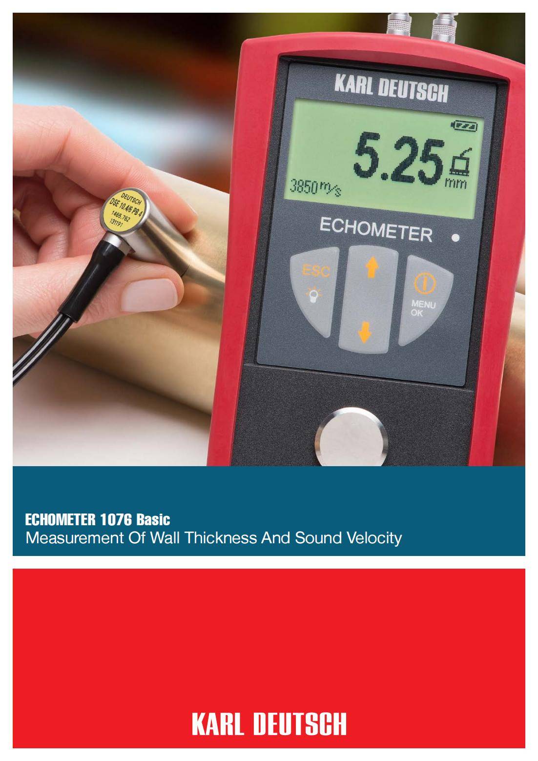 ECHOMETER 1076 BASIC