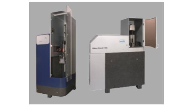 Measuring machine with vertical tool clamping system