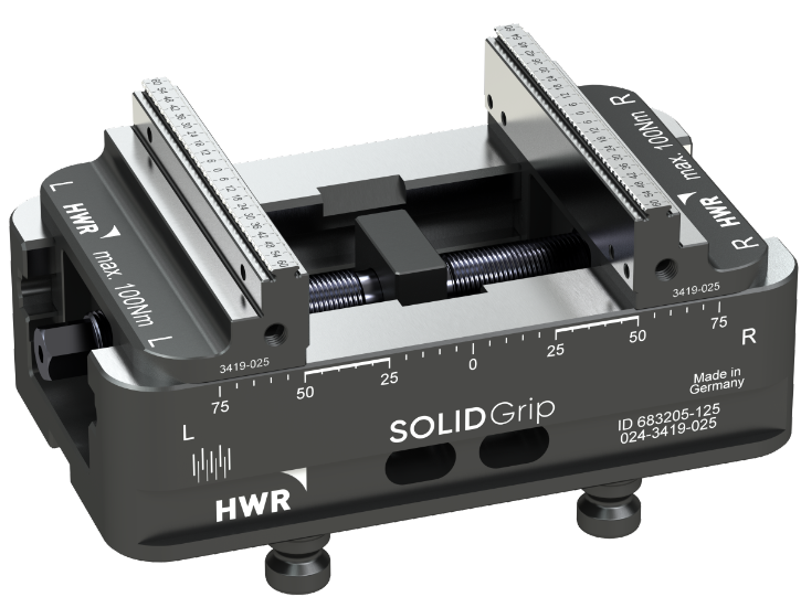 HWR 5-axis self-centering vice fast fixture 125-125