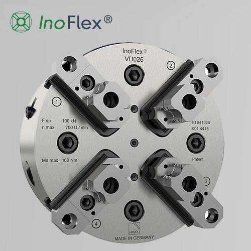 HWR four-jaw floating self-centering chuck InoFlex VD
