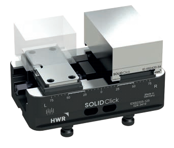 HWRReplaceable soft claw five-axis 125 vise