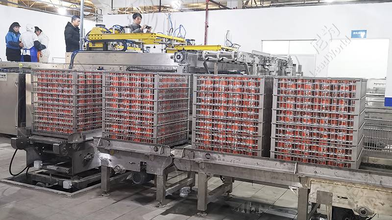 Canned meat production line