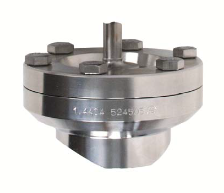 Diaphragm seal saddle flange