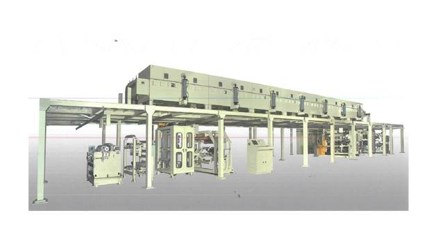 Flexible copper clad laminate (FCCL) coating machine
