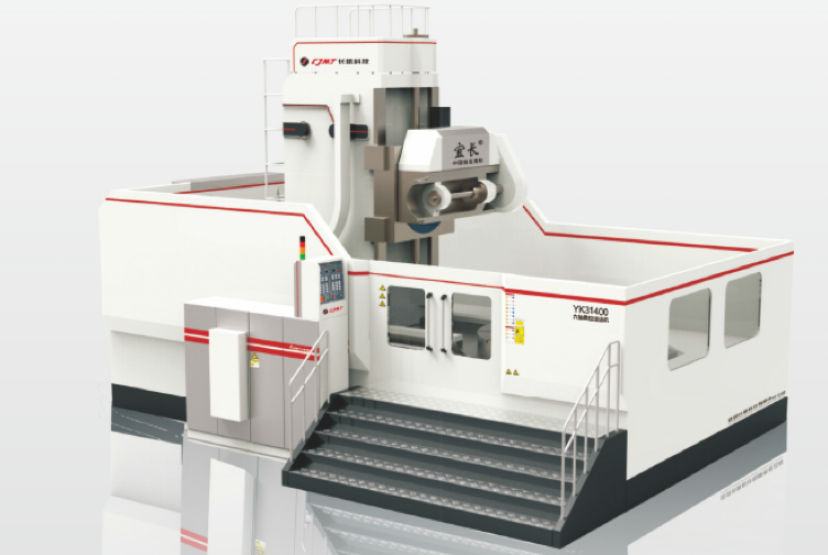 CNC VERTICAL GEAR HOBBING MACHINE