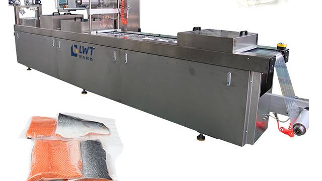 Leadworld Factory Custom Packing Equipment Automatic Stretch Film Vacuum Packaging Machine