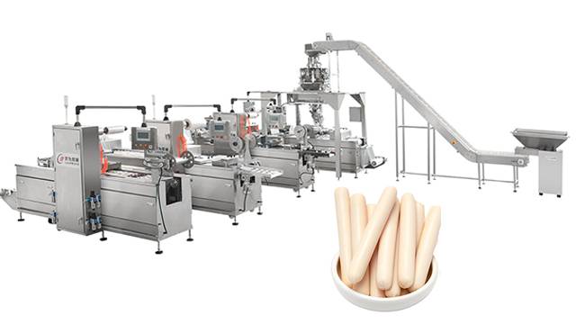 Factory Custom Equipment Cod Sausage Automatic Stretch Film Vacuum Packaging Machine