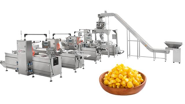Leadworld Factory Custom Popcorn Rice Packing Equipment Automatic Stretch Film Vacuum Packaging Machine