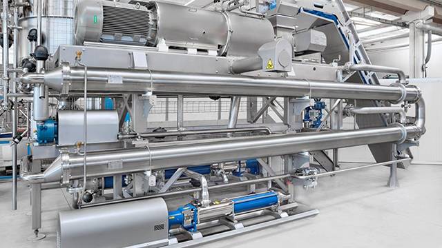 Fruit and vegetable puree production line