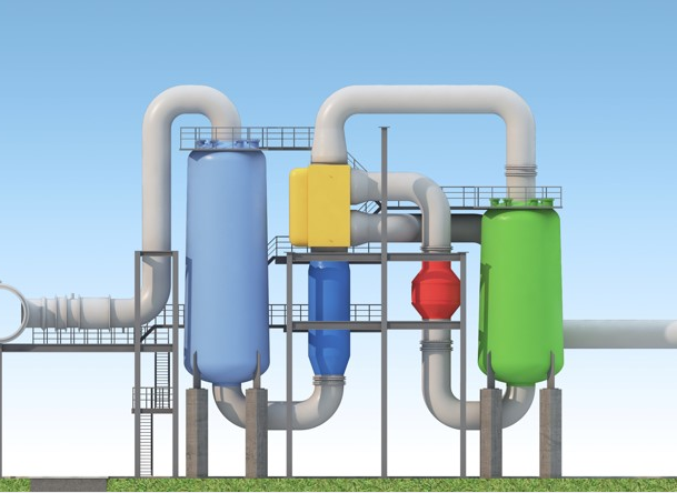Dry desulfurization - blast furnace gas front-end fine desulfurization equipment