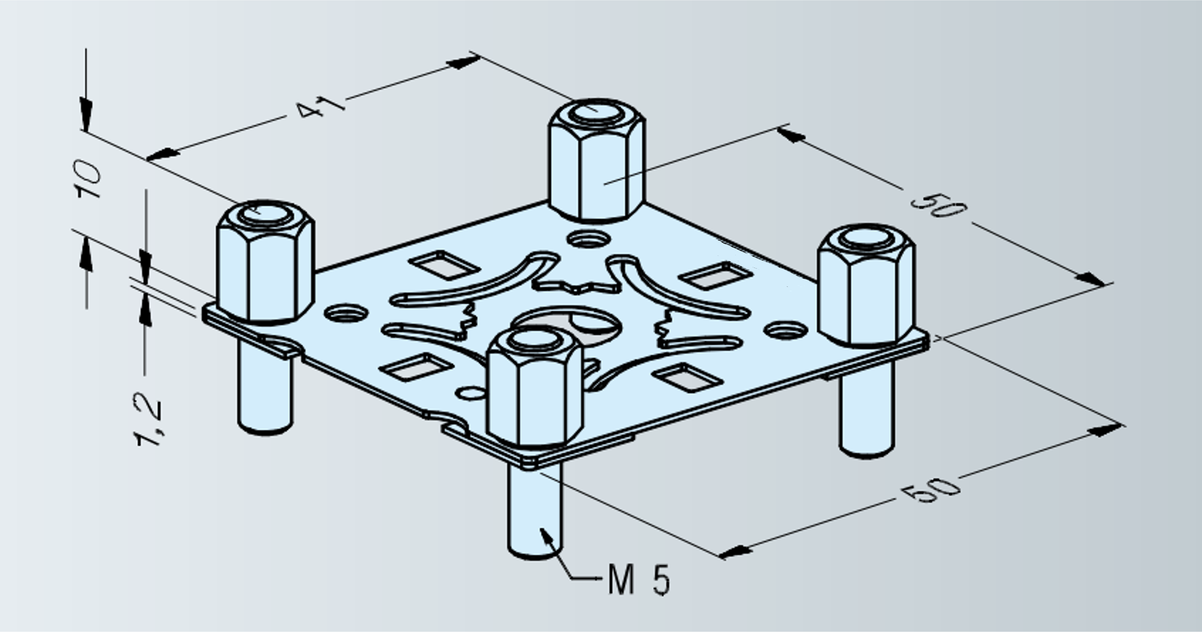 Centering plates