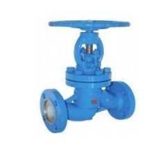 Ceramic globe valve