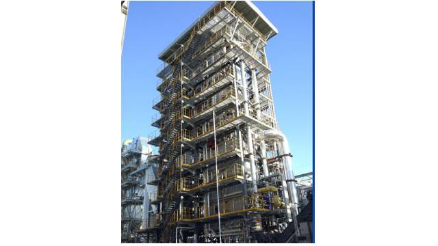 incineration boiler of industrial solid waste, waste heat, exhaust gas
