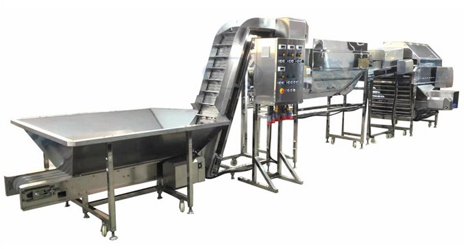 Onion peeling machine