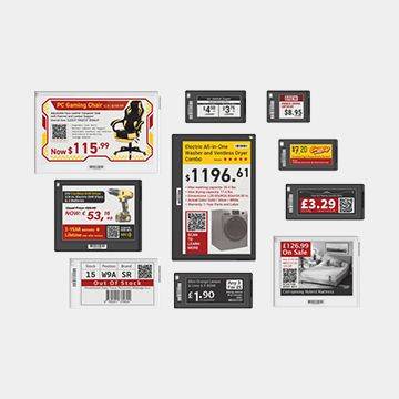 Digital signage and electronic shelf labels