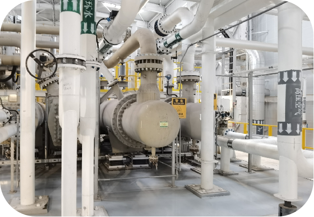 Inter-cooler、Regeneration Nitrogen heater、After-cooler