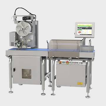Automatic weighing and labeling machine