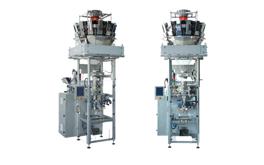 Vertical flow packaging machine