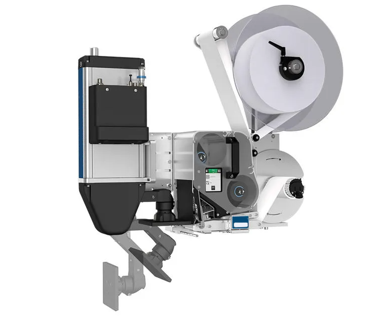 Box labeling machine