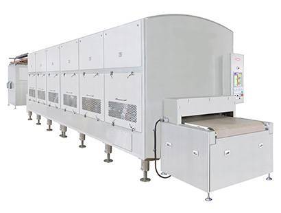 Continuous induction drying equipment