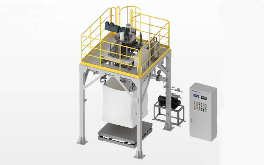 Semi -automatic vertical spiral tonbar fixed -volume packaging scale