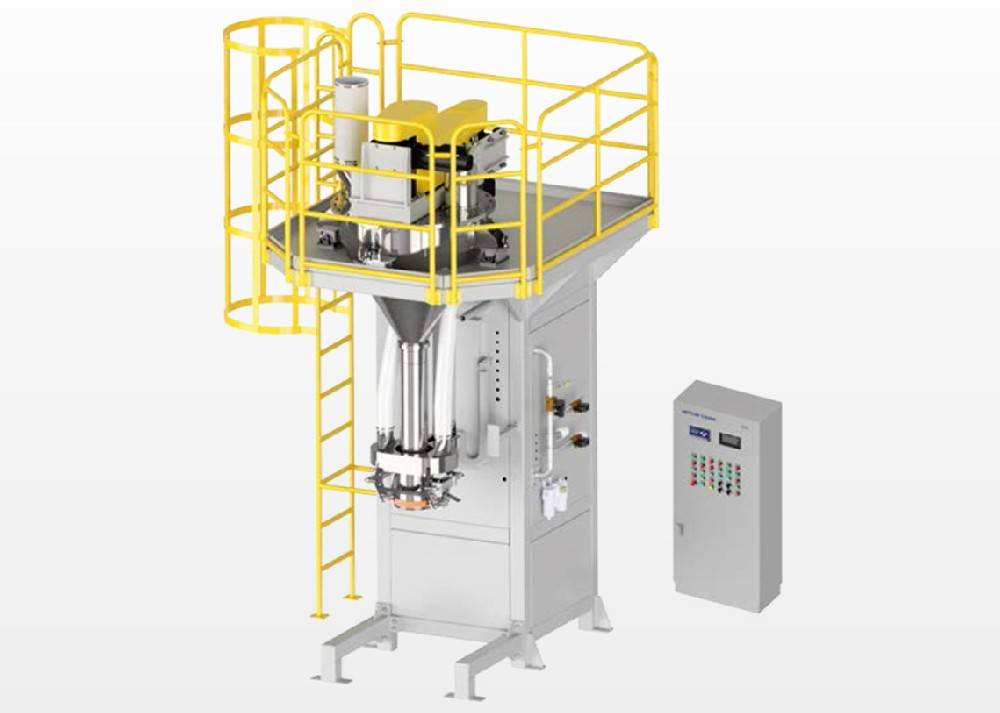 Semi -automatic vertical spiral quantity packaging scale