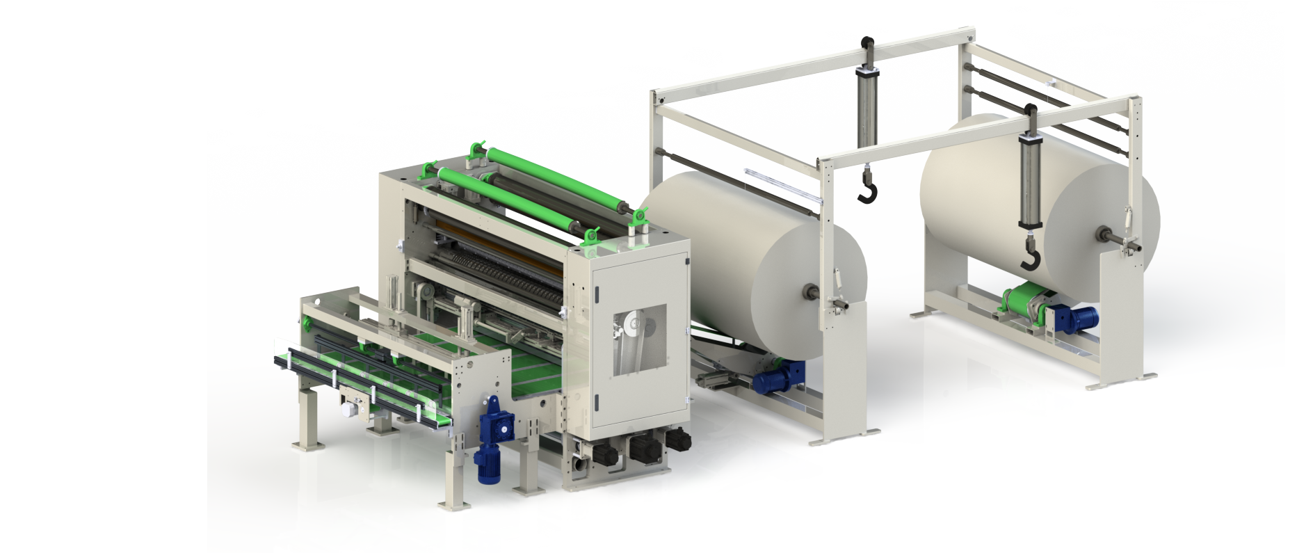 Pull-out Soft nonwoven towels folding production line