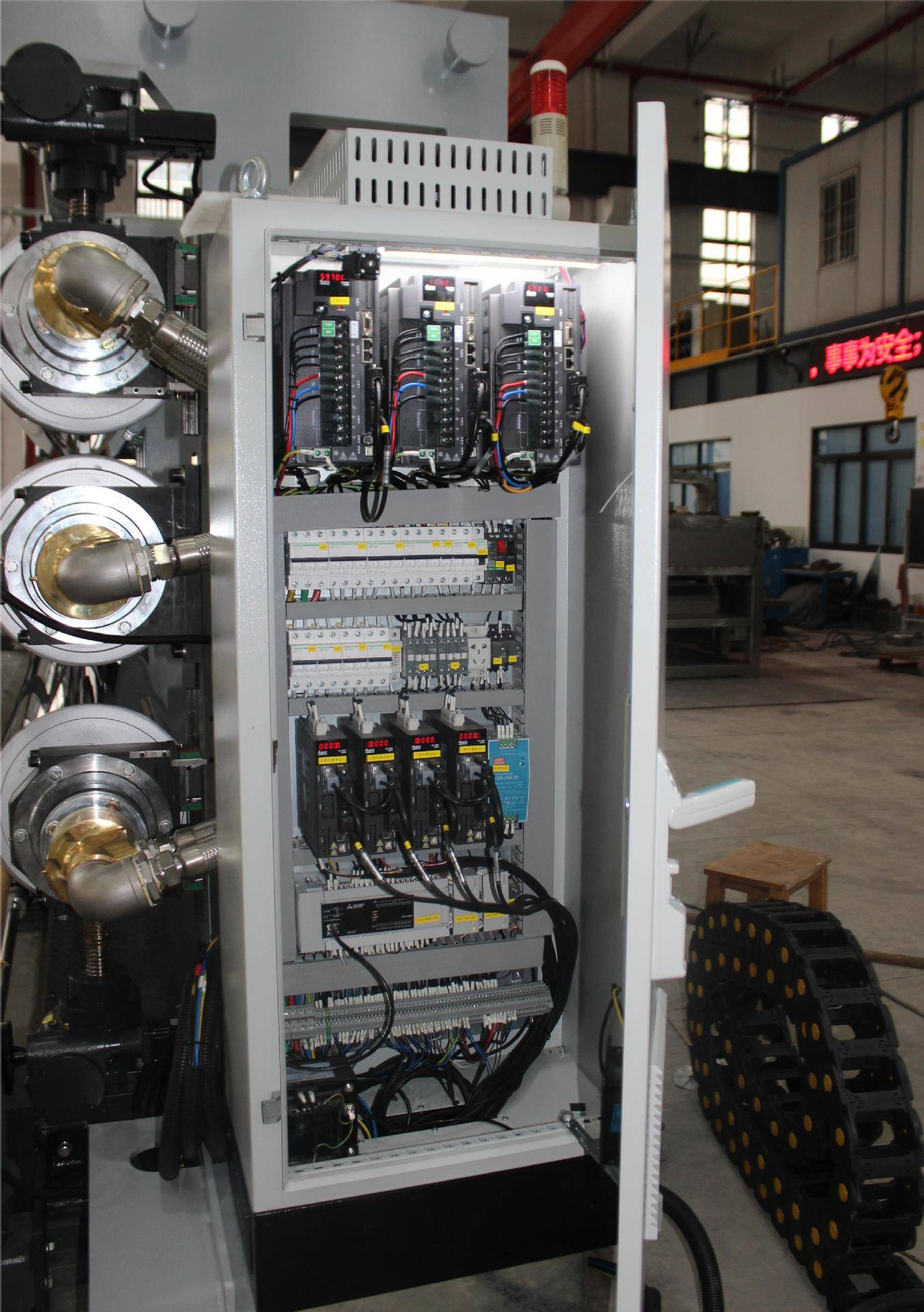 Vertical/oblique three roller calender, paper press, rolling machine mechanical equipment