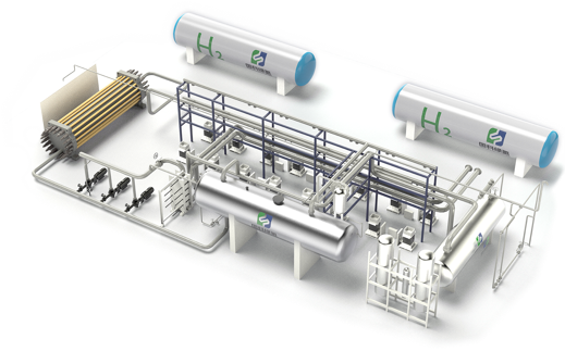 Framework type electrolytic water hydrogen production equipment