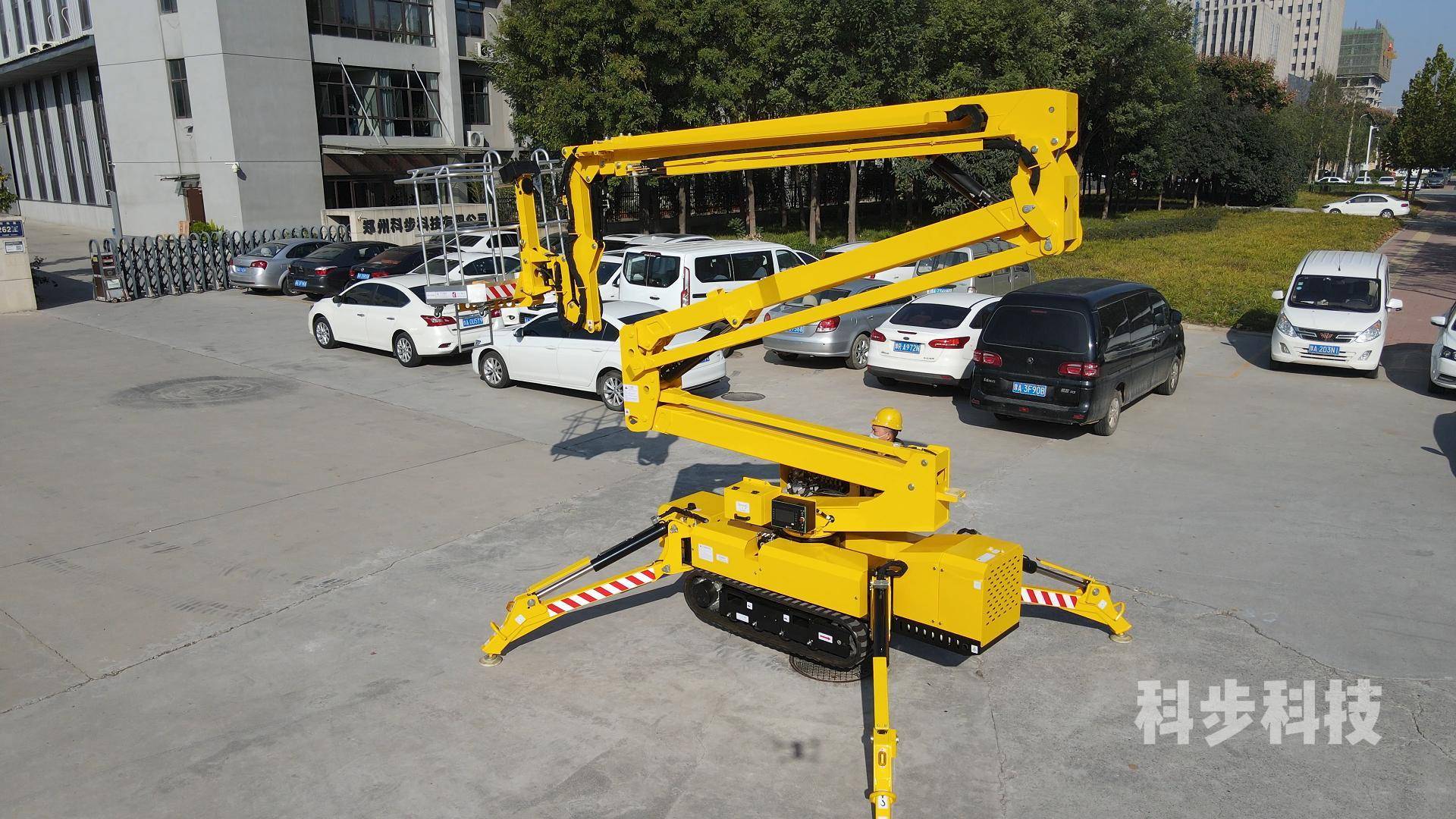 Telescopic boom hydraulic 13m aerial platform