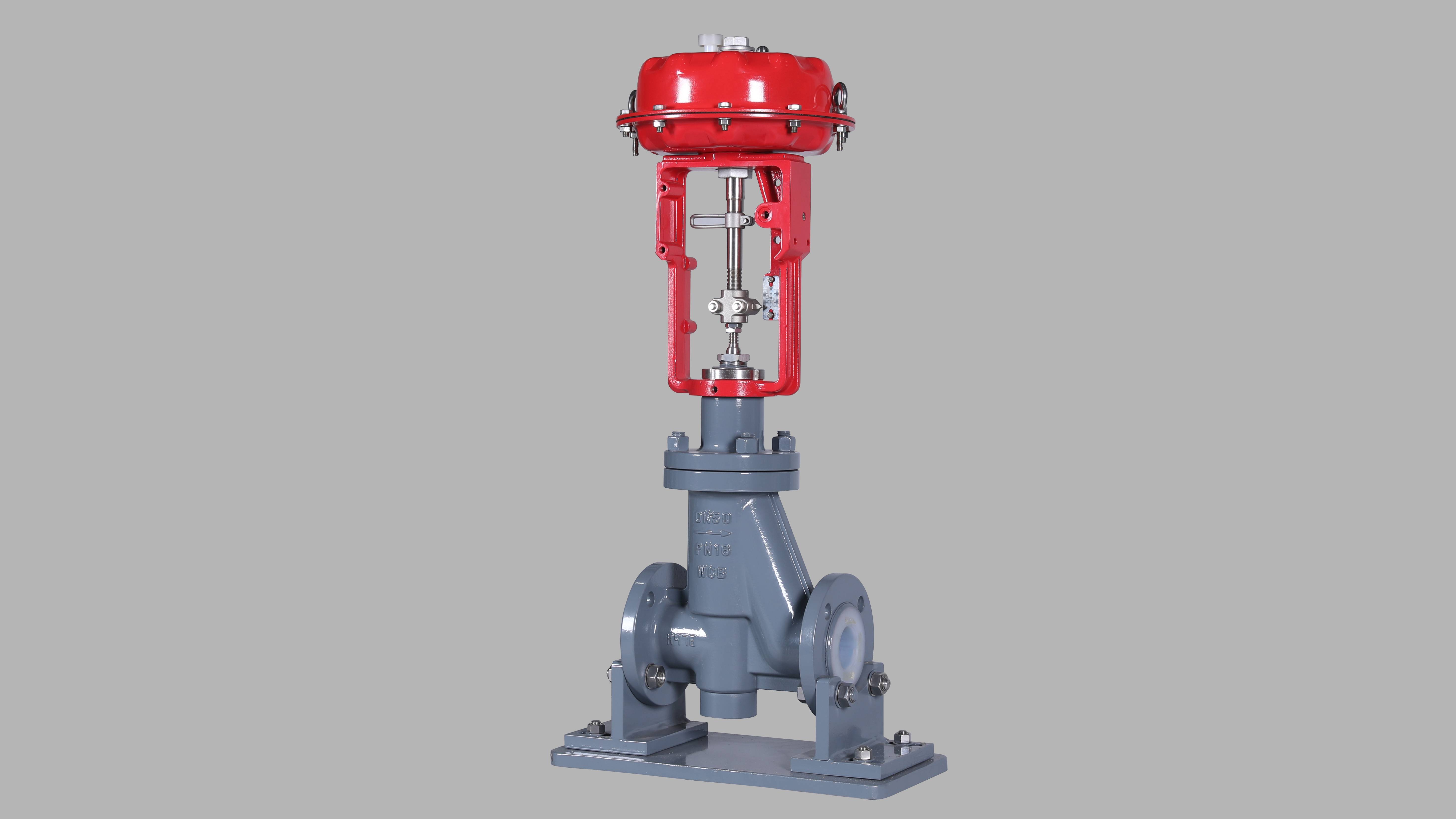 Fluorine lined Control Valve