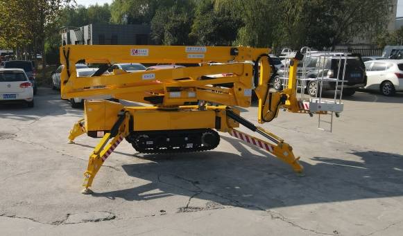 Telescopic boom hydraulic aerial work platform