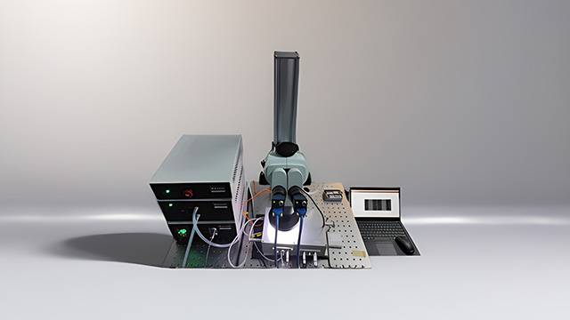 3D microstrain measurement system