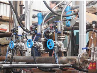 Compressed air atomizing sizing complete system
