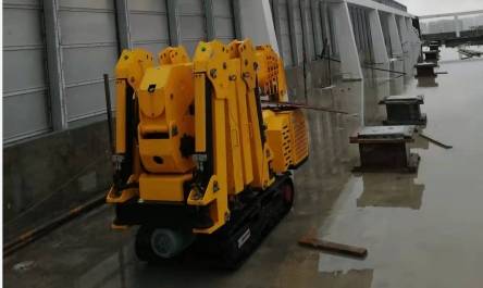Mobile hydraulic spider crane