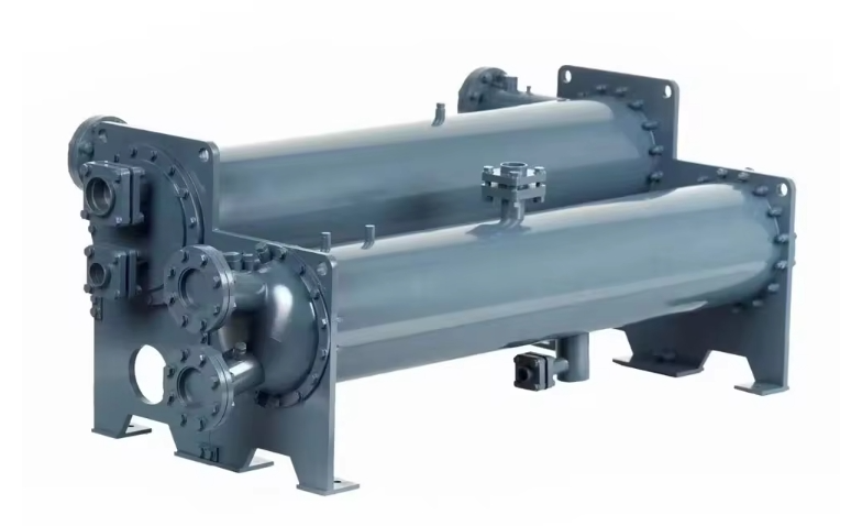 Single system screw heat exchanger refrigeration heat exchange parts