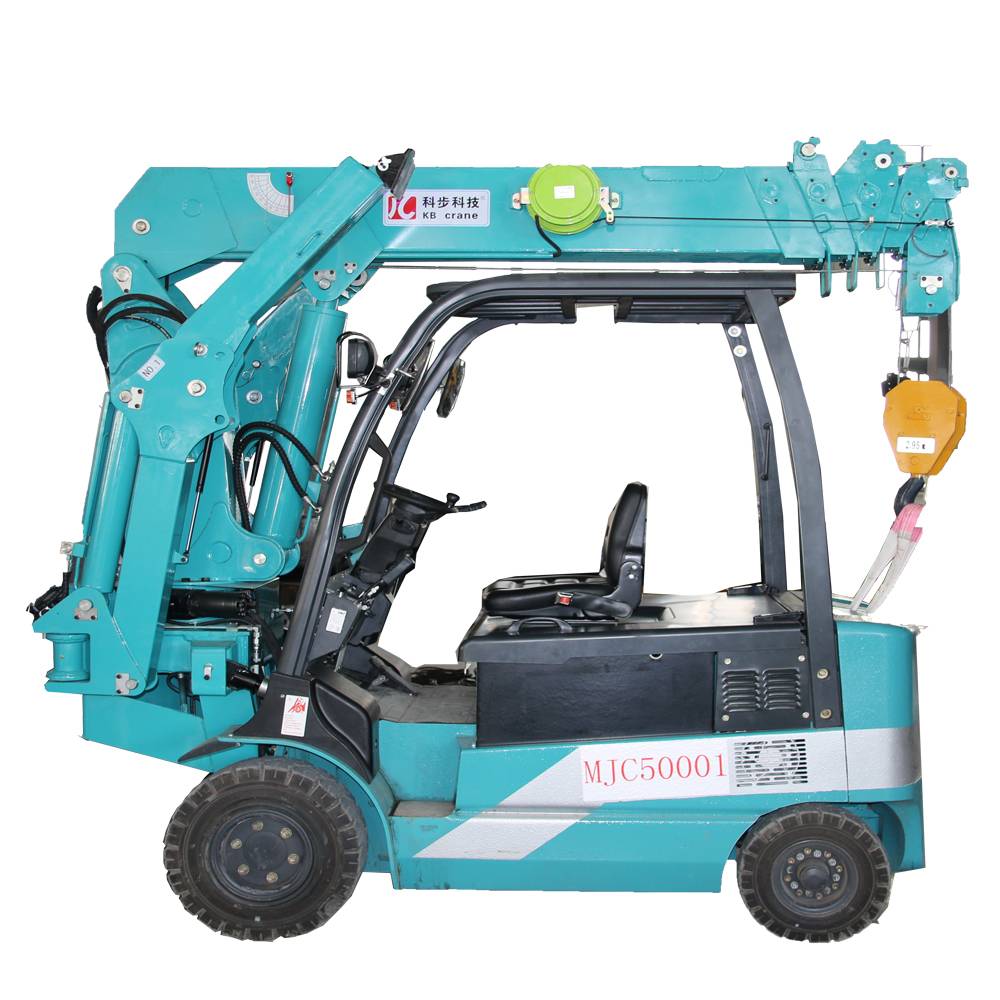 Small wheeled crane