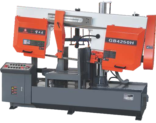 Double column horizontal metal band sawing machine(Section cutting)