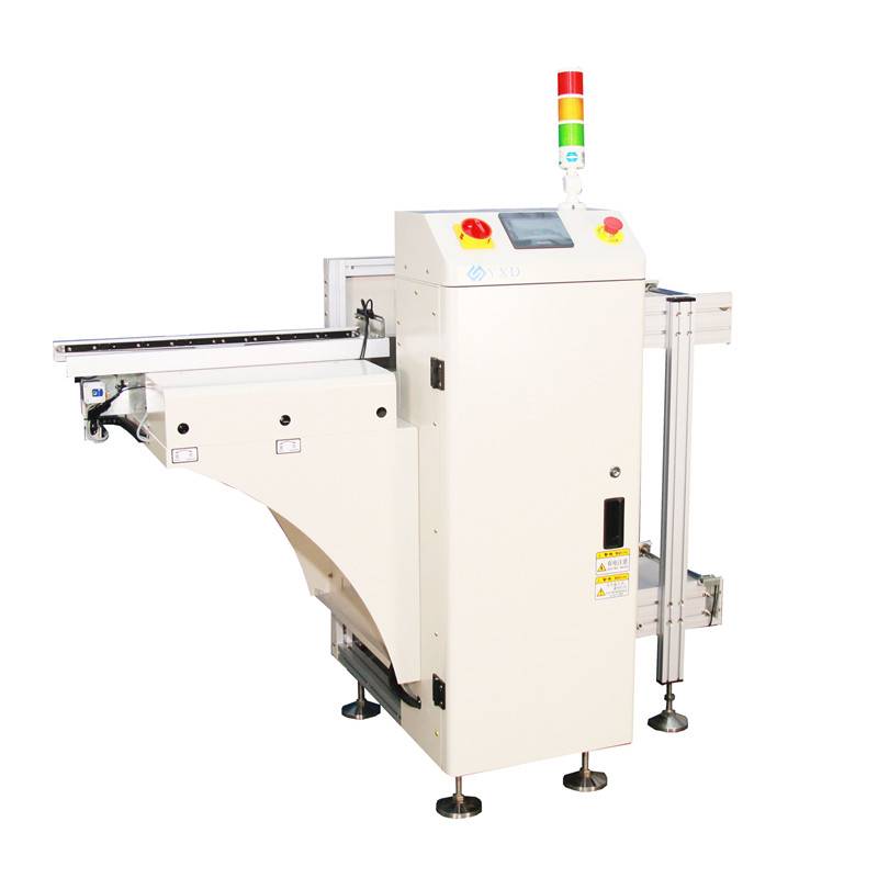 The machine is used to unload PCB from the SMT production line.