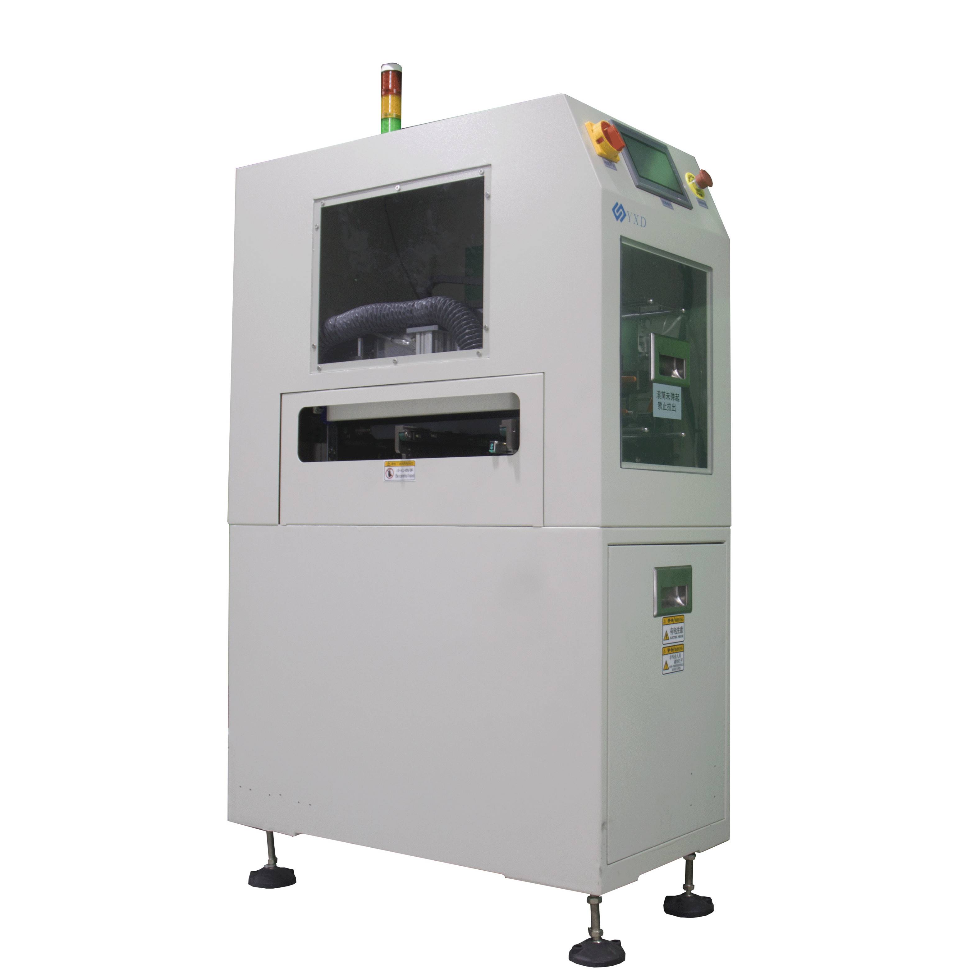 The machine is mainly use to remove dust, and other particles as well as static discharge from the PCB surface.