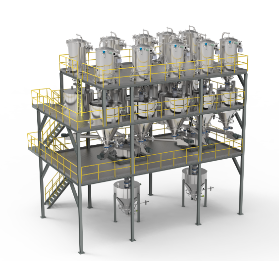 Multi-component weighting type weighing scale