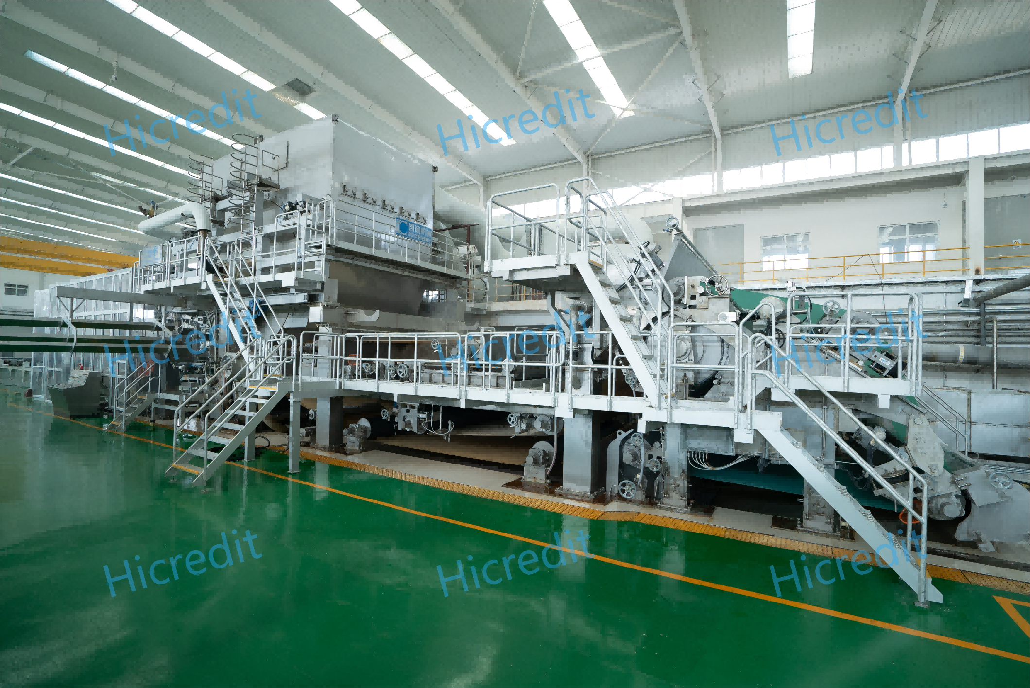 High Speed Crescent Former Tissue Machine