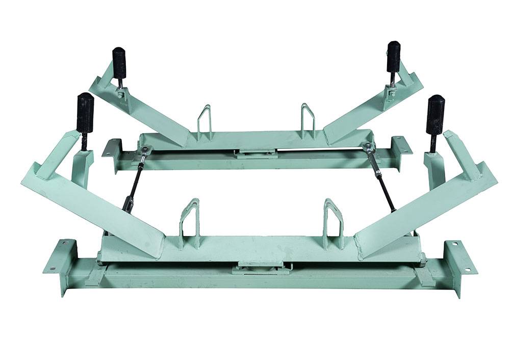 Conveyor aligning frame