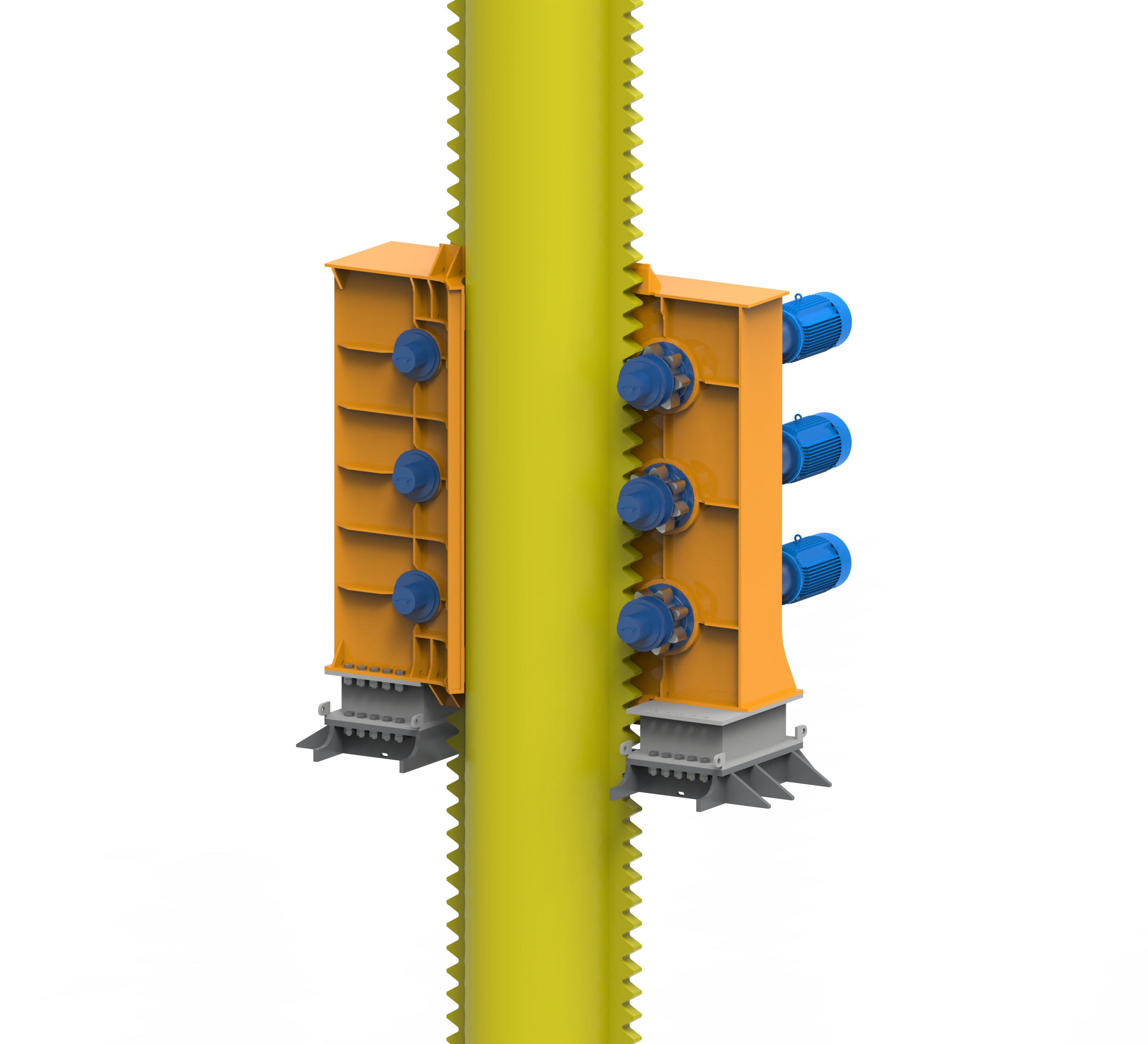 ELECTRICAL DRIVEN RACK & PINION JACKING SYSTEM