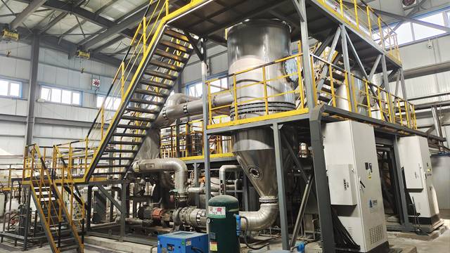 No concentrated liquid was produced in the full quantization treatment equipment of landfill leachate in Maiyuan