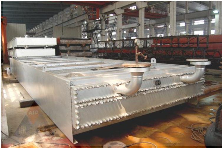 High pressure air cooler of hydrocracking unit
