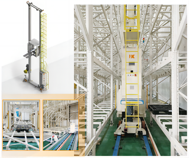 Intelligent storage stacker crane and vertical warehouse