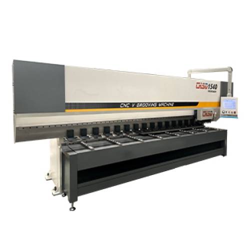 Fully automatic four sided grooving machine