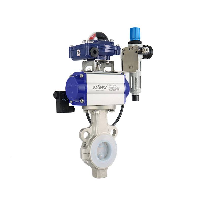 Ultra-clean butterfly valve