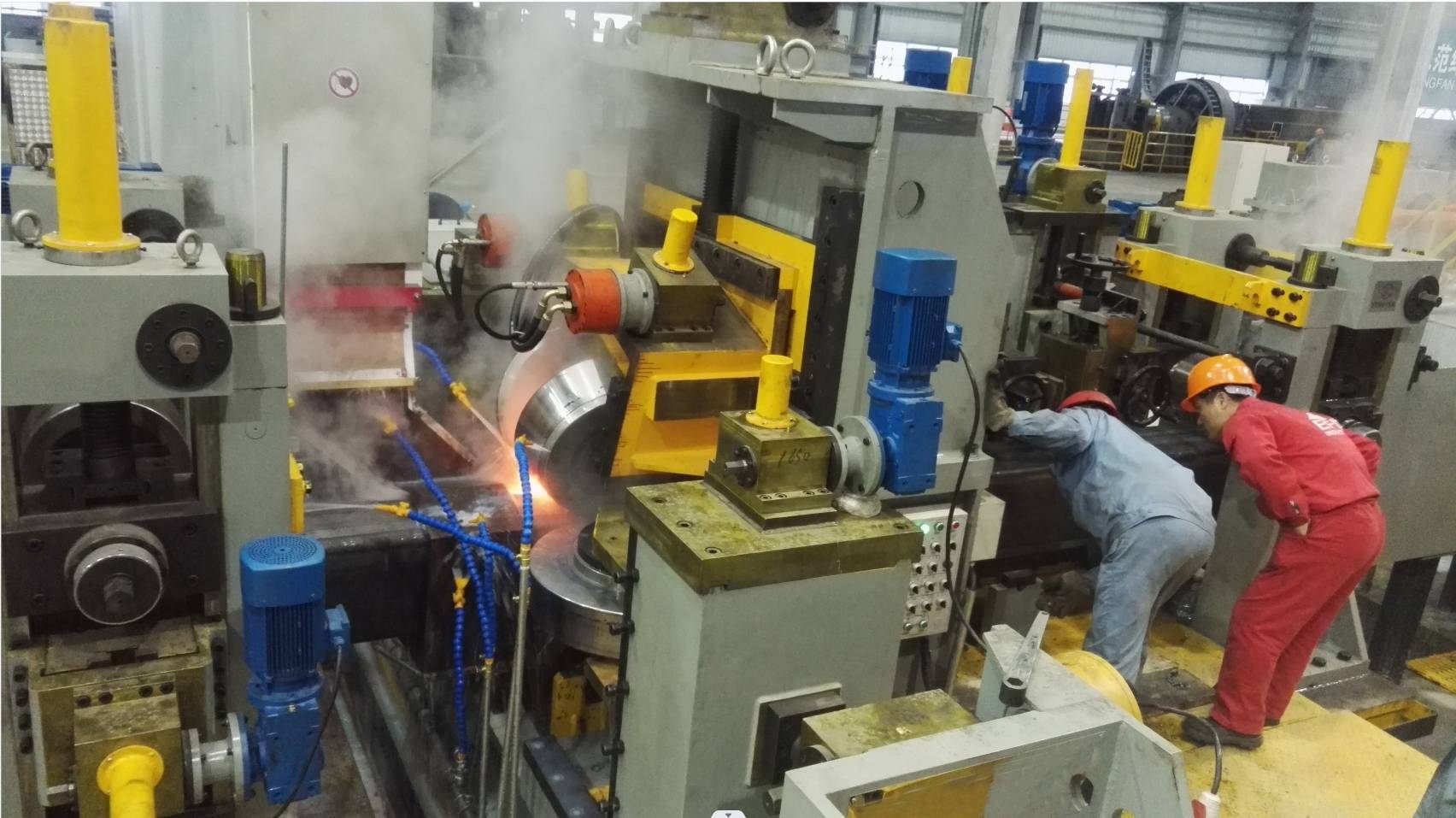 HF welding section